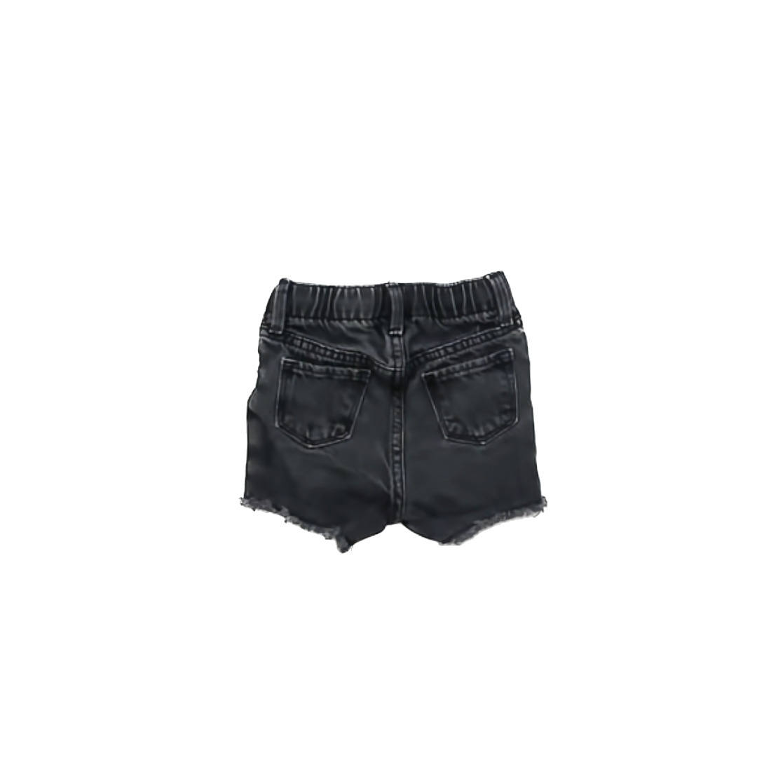 Old Navy Girls Black Denim Jean Shorts Size: 2T Black Denim
