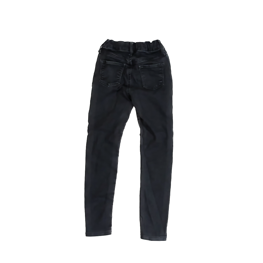 Old Navy Girls Black Denim Jeans Size: 8 Years Black Denim