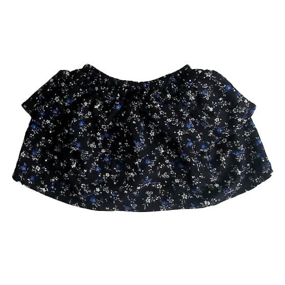 Gap Girls Black Floral Skirt Size: 3T Black Floral