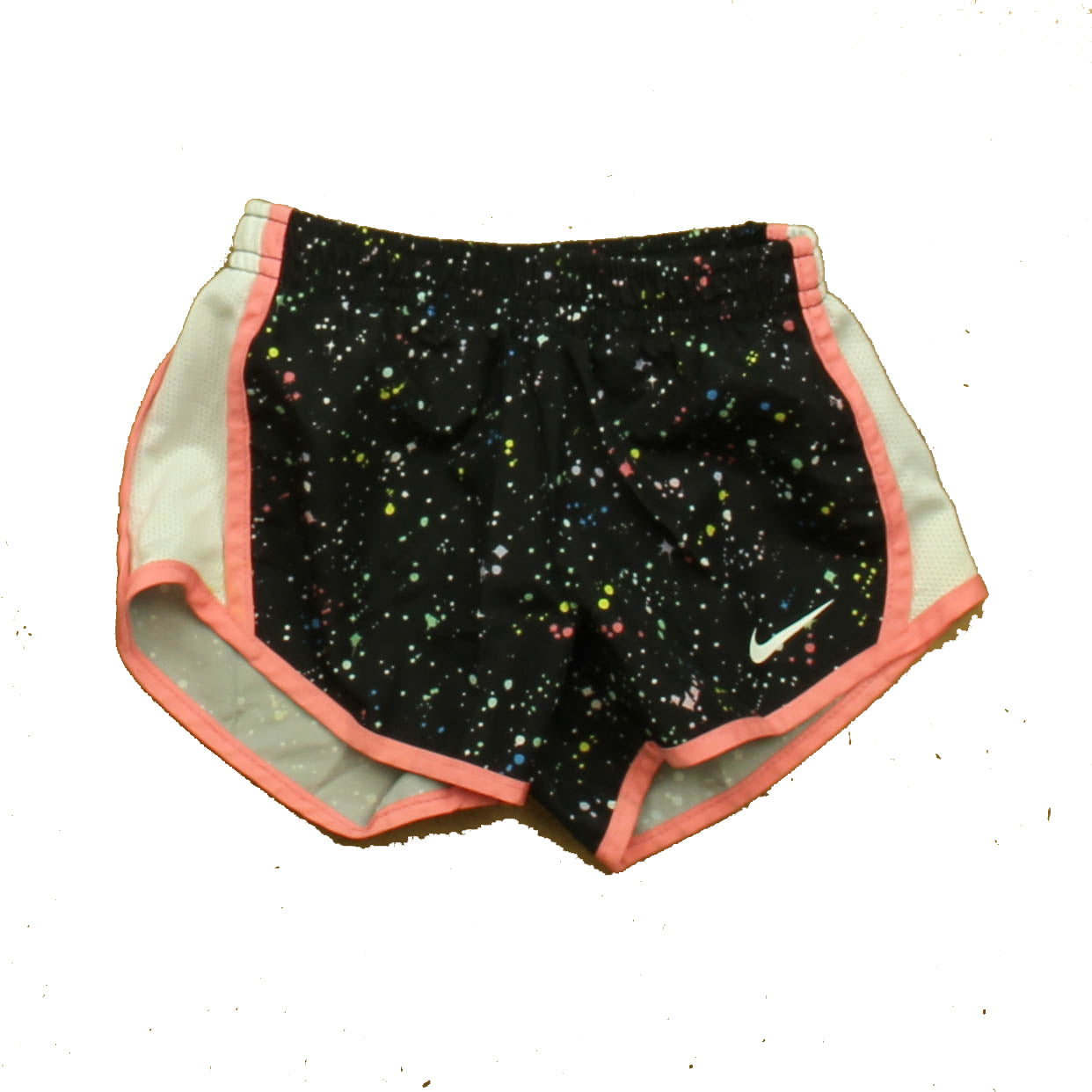 Nike Girls Black Galaxy Athletic Shorts Size: 2T Black Galaxy