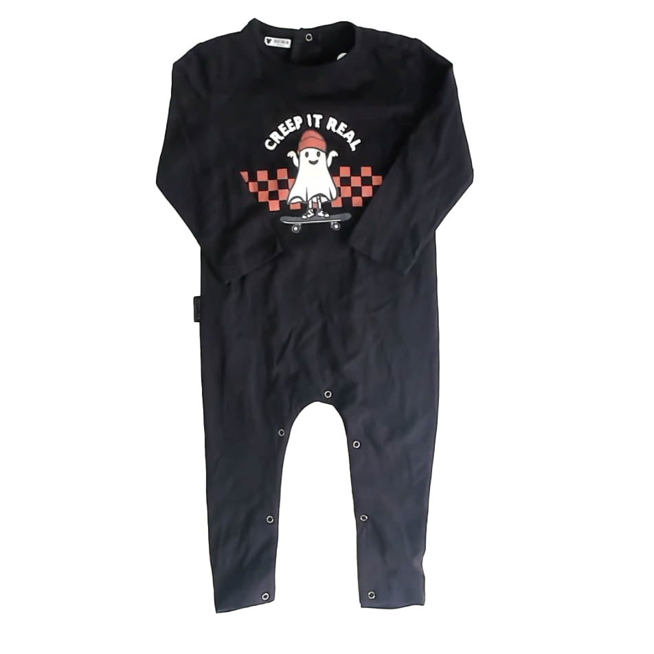 Dot Boys Black Ghost Long Sleeve Outfit Size: 18-24 Months Black Ghost
