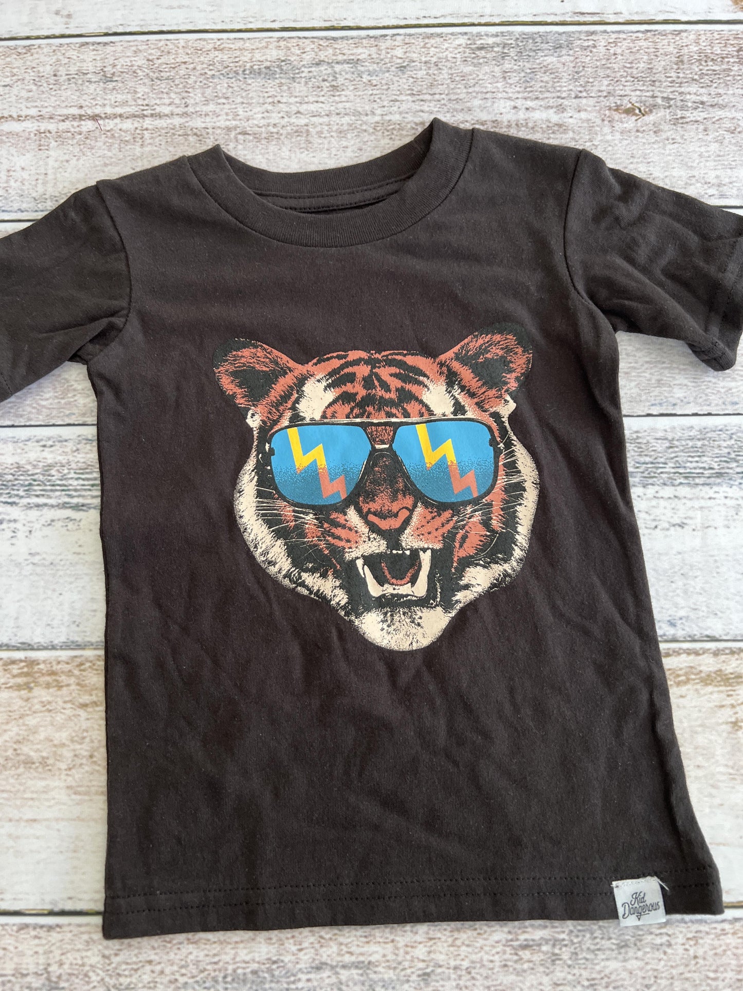 Kid Dangerous Boys Black | Graphic T-Shirt Size: 3T Black | Graphic