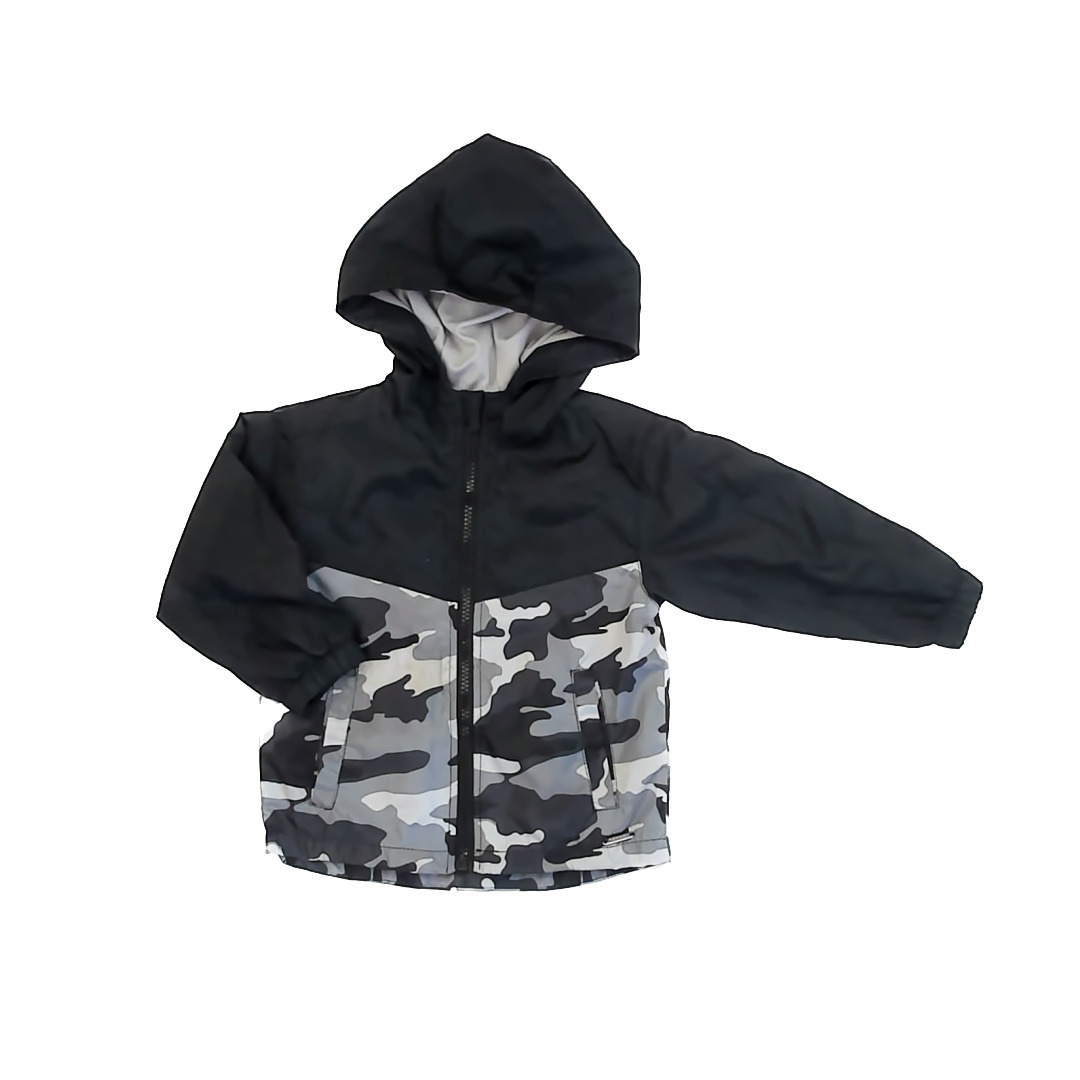 Tahari Boys Black | Grey Camo Jacket Size: 2T Black | Grey Camo
