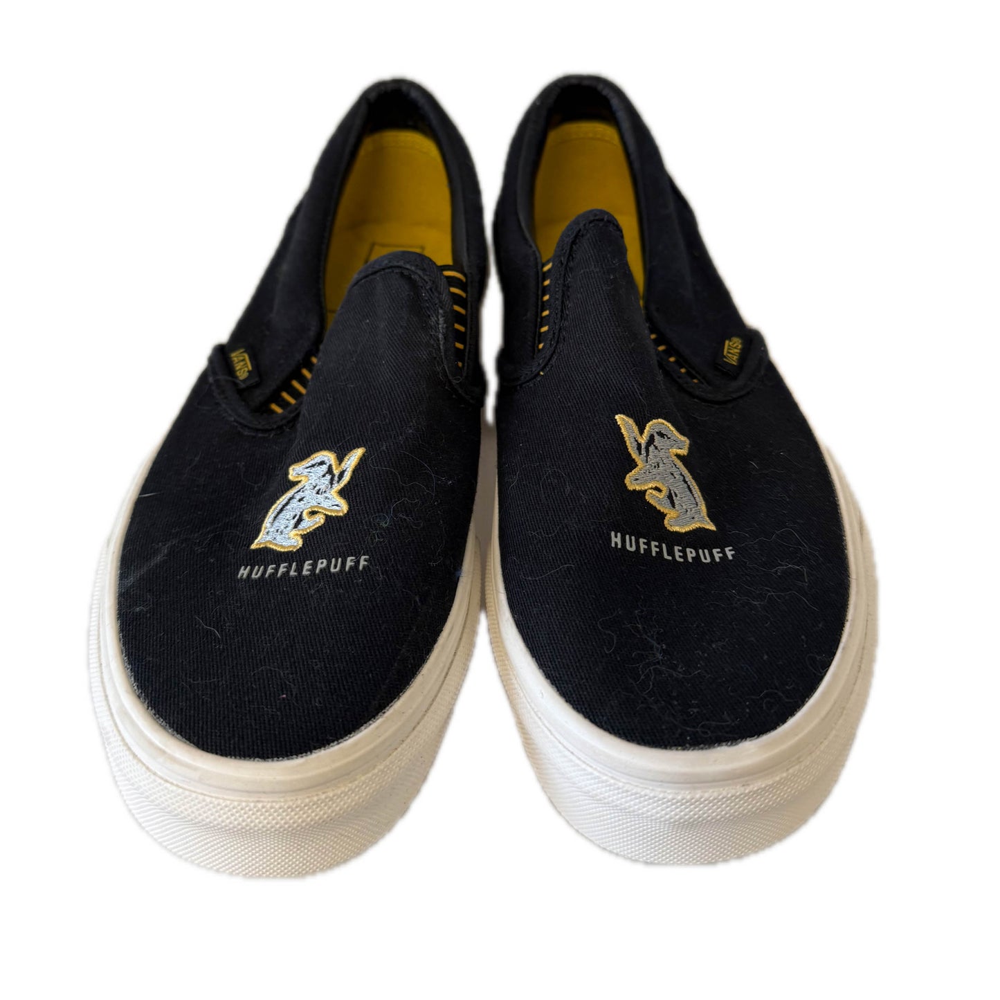 Vans Boys Black Hufflepuff Sneakers Size: 6 Mens Black Hufflepuff