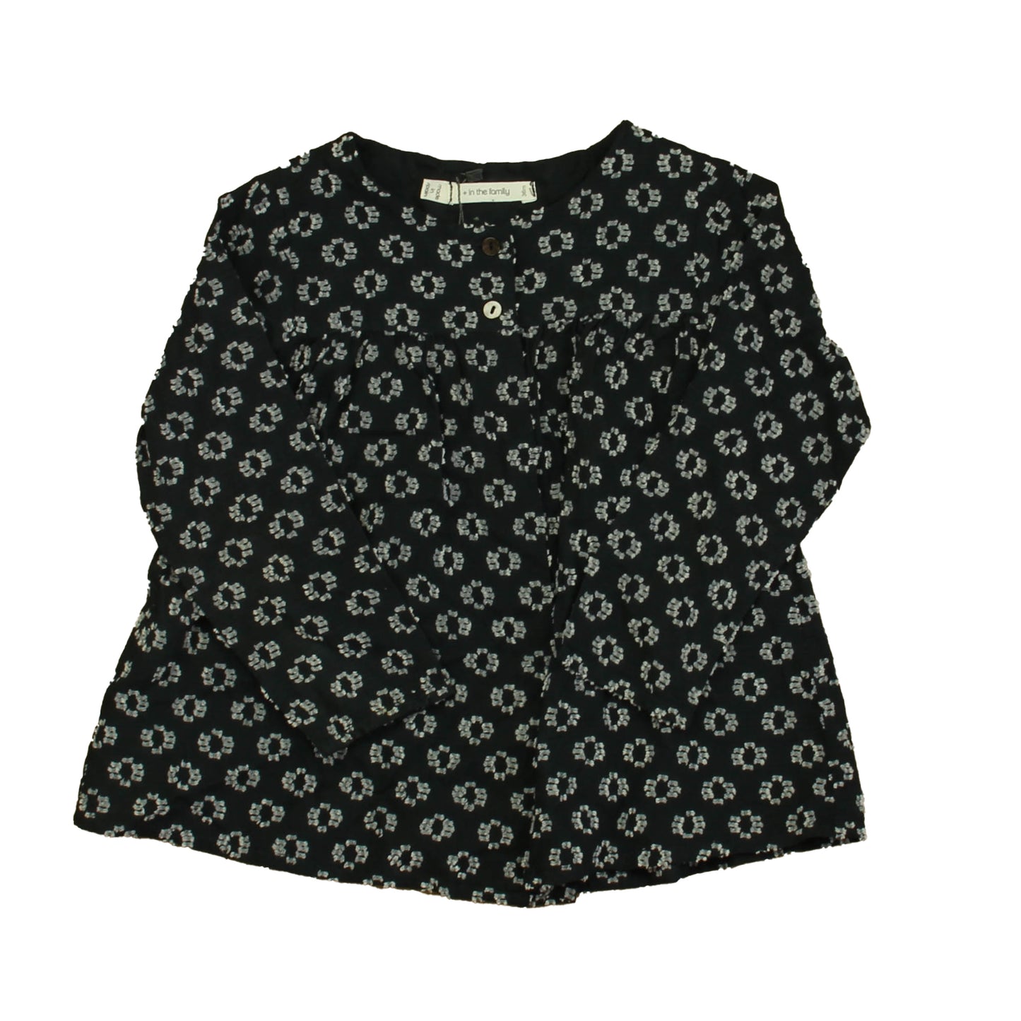 1 + In the Family Girls Black | Ivory Blouse Size: 3T Black | Ivory