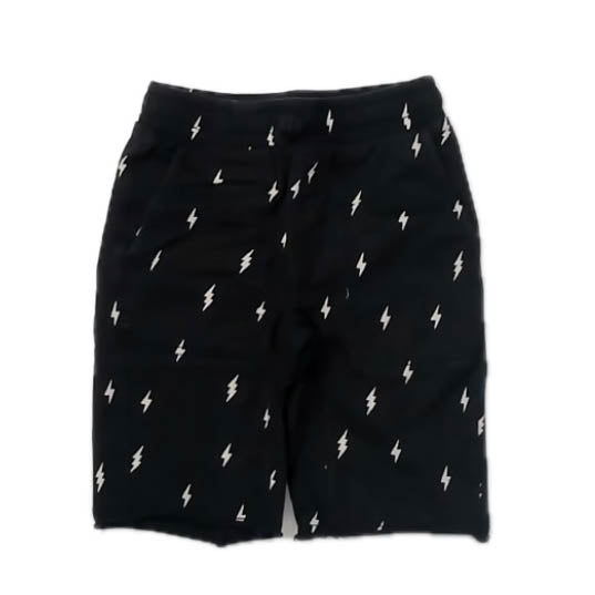 Tea Collection Boys Black Lightening Bolts Shorts Size: 8 Years Black Lightening Bolts