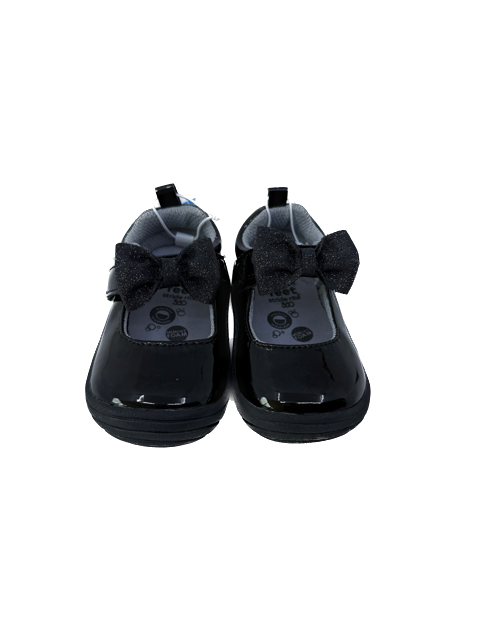 Stride Rite Girls Black Patent Shoes Size: 3 Infant Black Patent