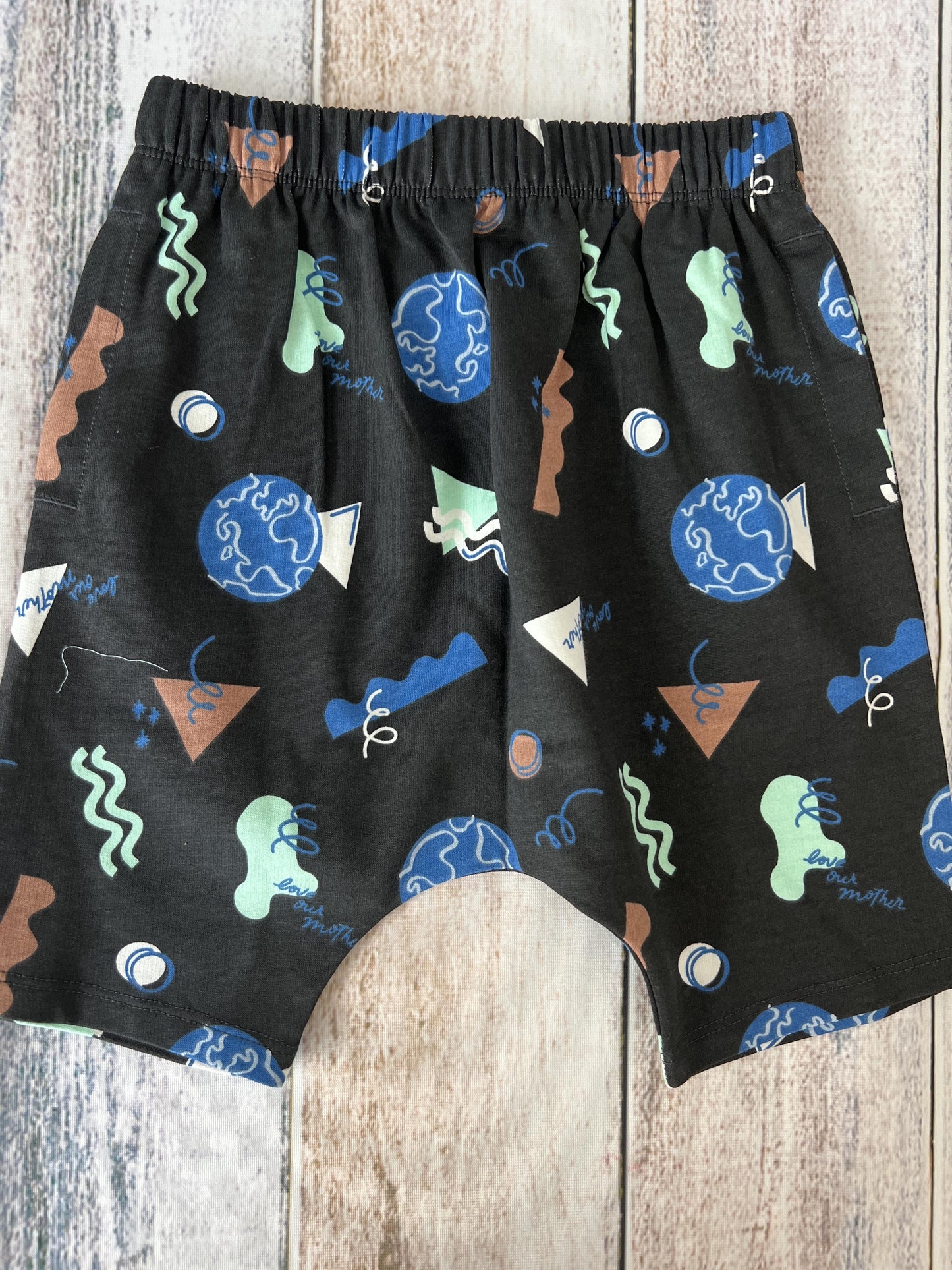 Open Edit Boys Black | Pattern Shorts Size: 3T Black | Pattern