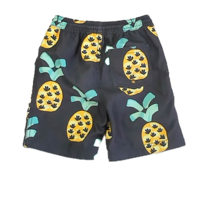Tea Collection Boys Black Pineapples Trunks Size: 5T Black Pineapples