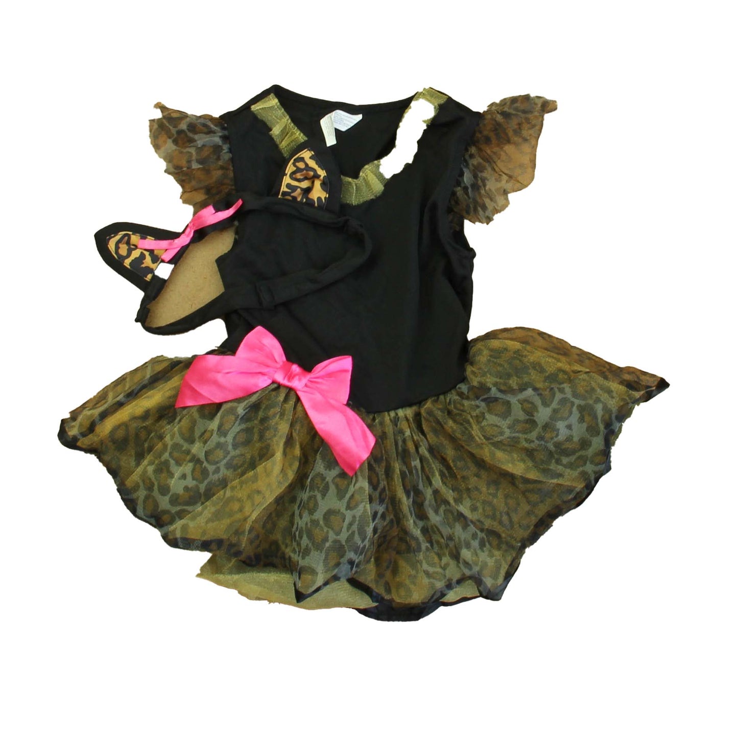 Unknown Brand Girls Black | Pink Cat Costume Size: 18-24 Months Black | Pink Cat