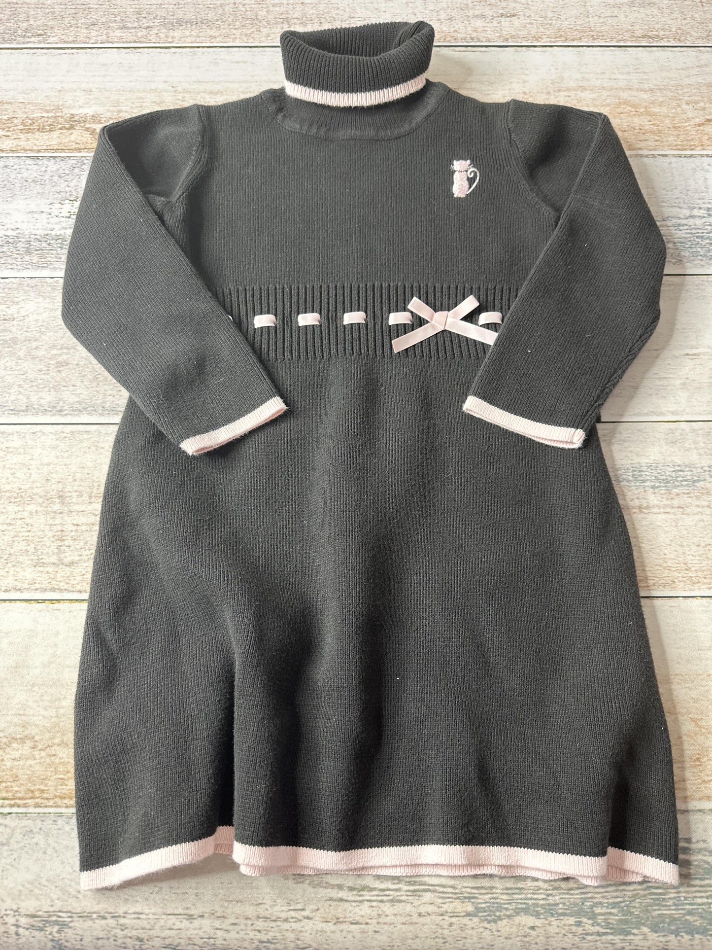 Gymboree Girls Black | pink Dress Size: 5T Black | pink