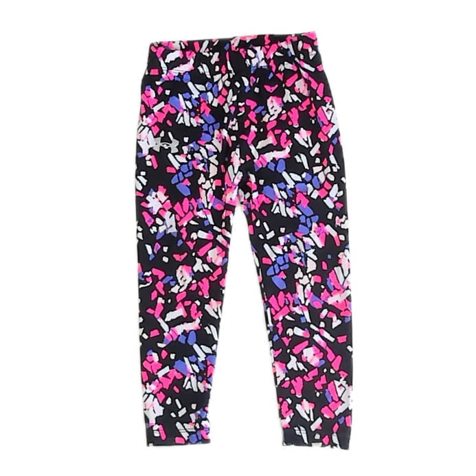 Under Arrmour Girls Black | Pink Leggings Size: 3T Black | Pink