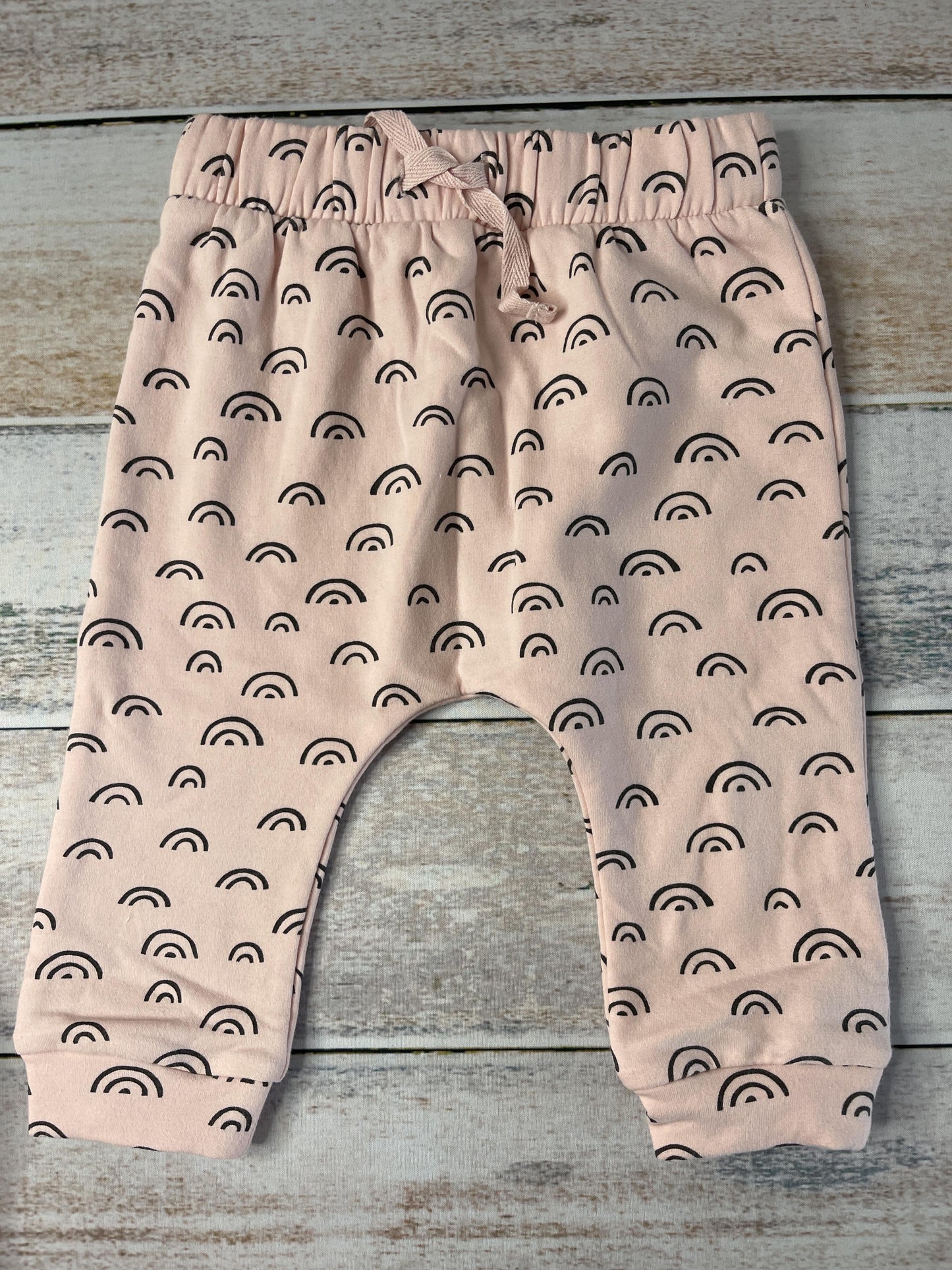 Nordstrom Girls Black | pink Pants Size: 12 months Black | pink