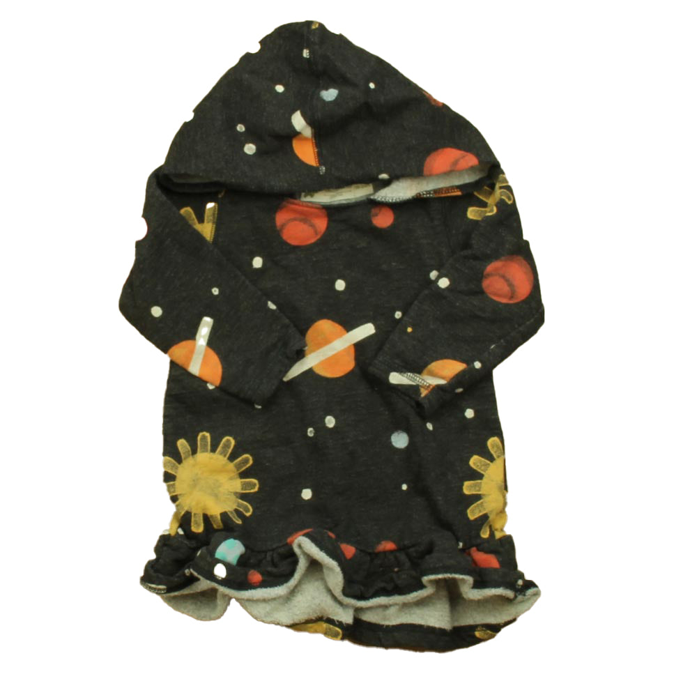 Monica + Andy Girls Black Planets Dress Size: 18-24 Months Black Planets