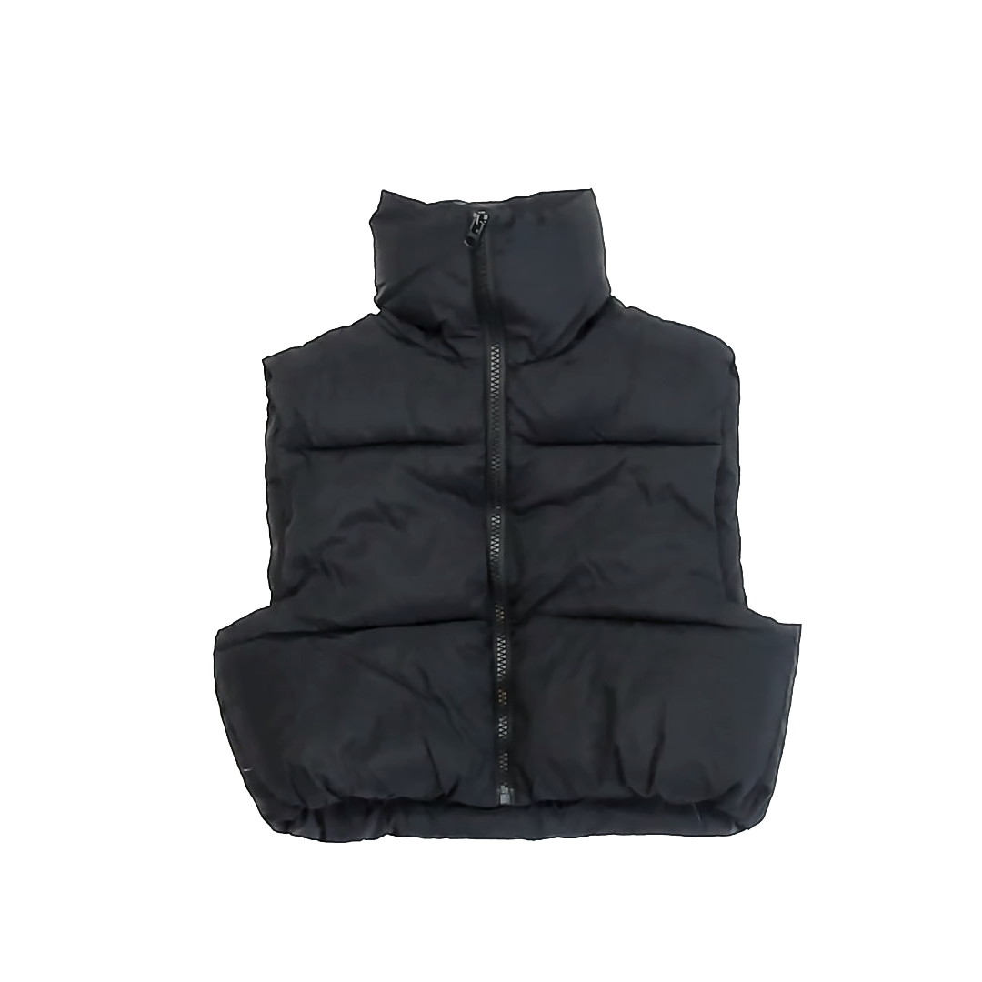 Unknown Girls Black Puffer Vest Size: M Black Puffer