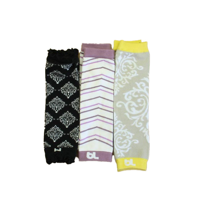 Baby Leggings Girls Black | Purple | Yellow Accessory Size: 12-24 Months Black | Purple | Yellow