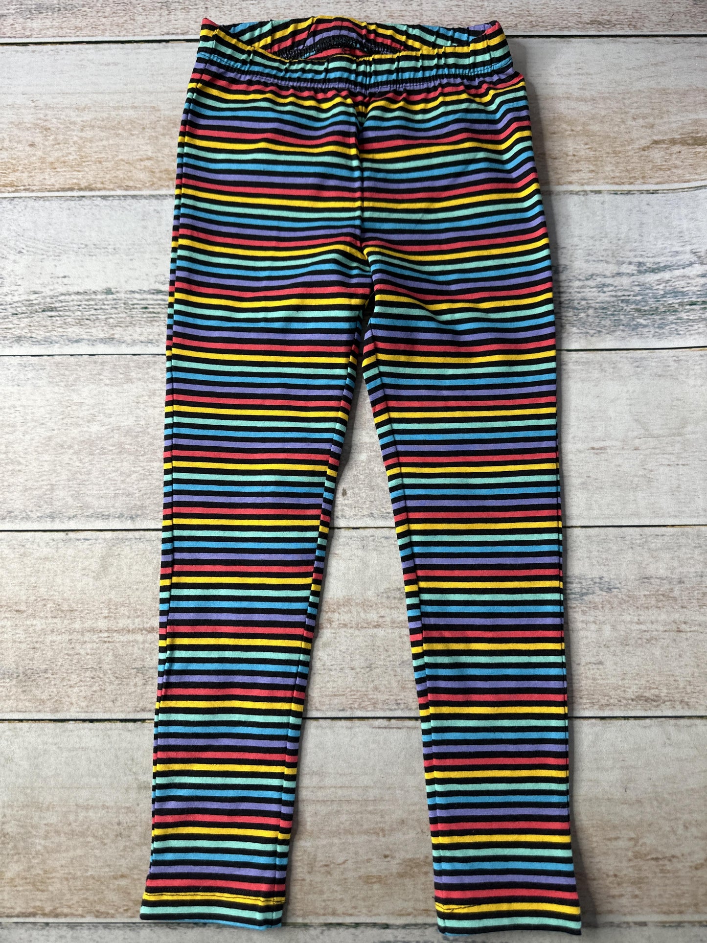 Mightly Girls Black | Rainbow Pants Size: 4T Black | Rainbow
