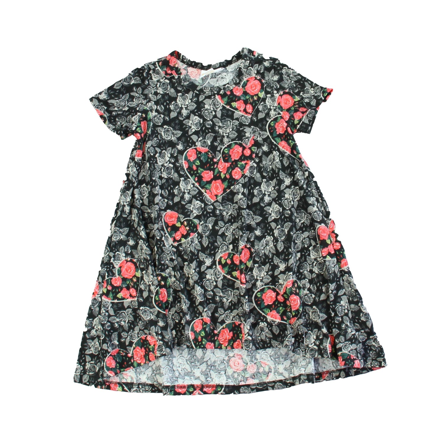 Lularoe Girls Black | Red | Roses Dress Size: 2T Black | Red | Roses