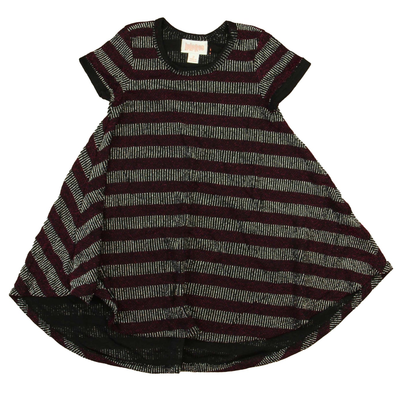 LuLaRoe Girls Black | Silver Dress Size: 2T Black | Silver