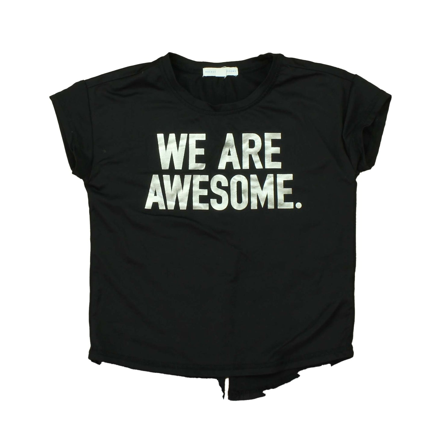 Rockets Of Awesome Girls Black | Silver Athletic Top Size: 4-5T Black | Silver