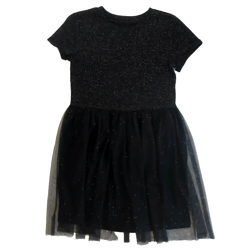 Cat & Jack Girls Black |Silver Dress Size: 10-12 Years Black |Silver