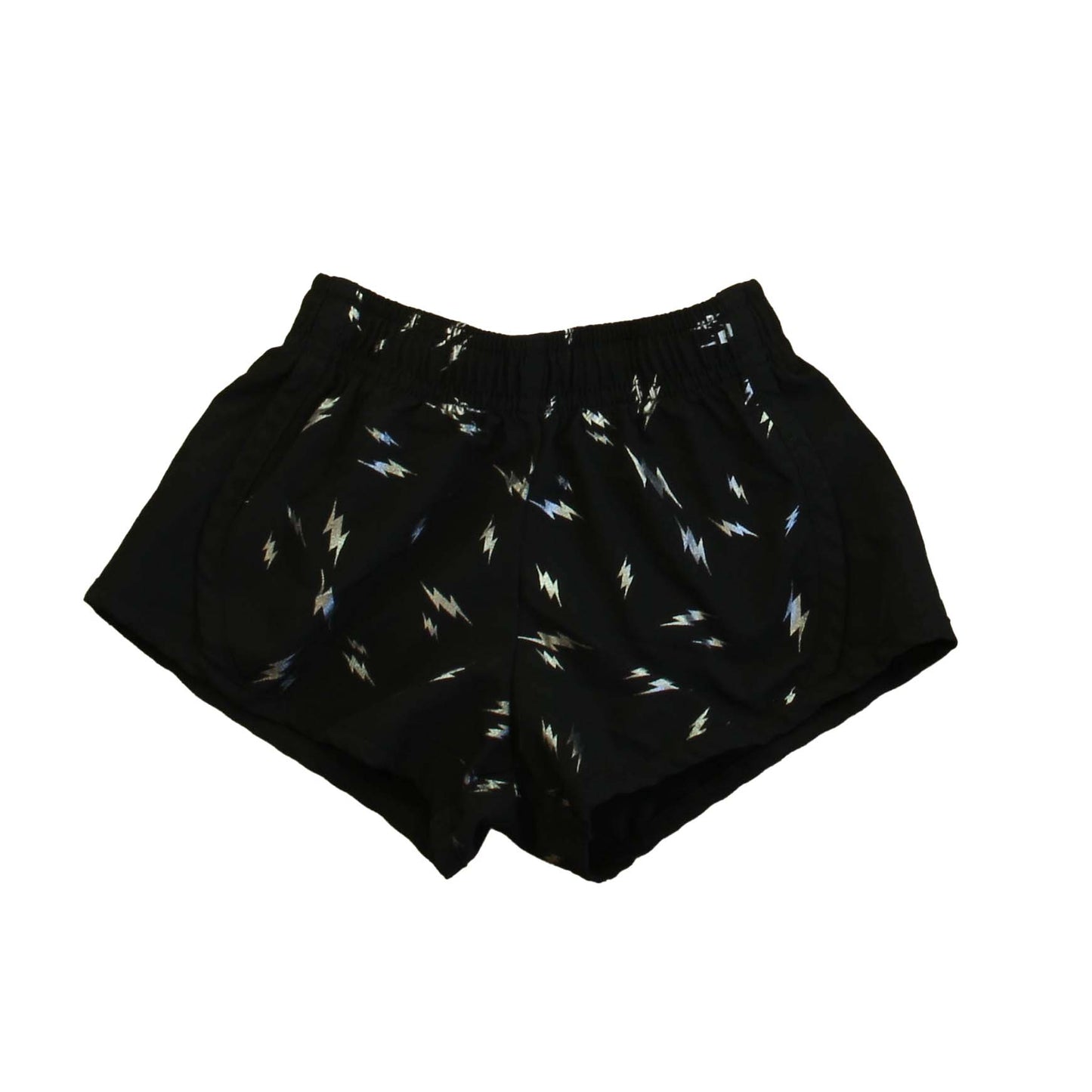 Rockets Of Awesome Girls Black | Silver Athletic Shorts Size: 4-5T Black | Silver