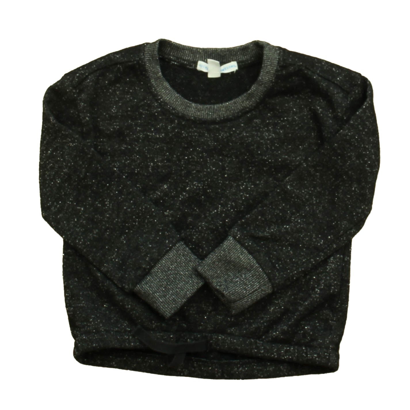 Rockets of Awesome Girls Black Sparkle Long Sleeve T-Shirt Size: 3T Black Sparkle