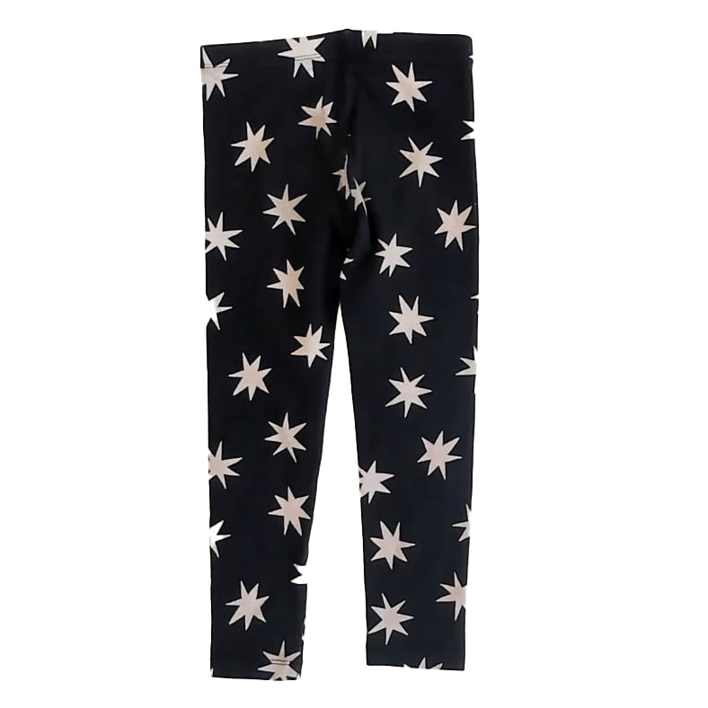 Tea Collection Girls Black Stars Leggings Size: 5T Black Stars