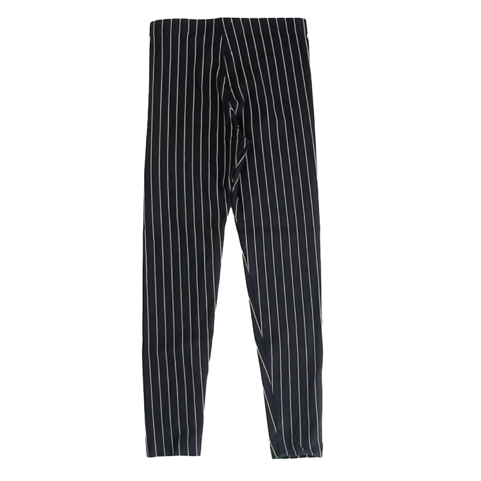 Tea Collection Girls Black Stripe Leggings Size: 7 Years Black Stripe