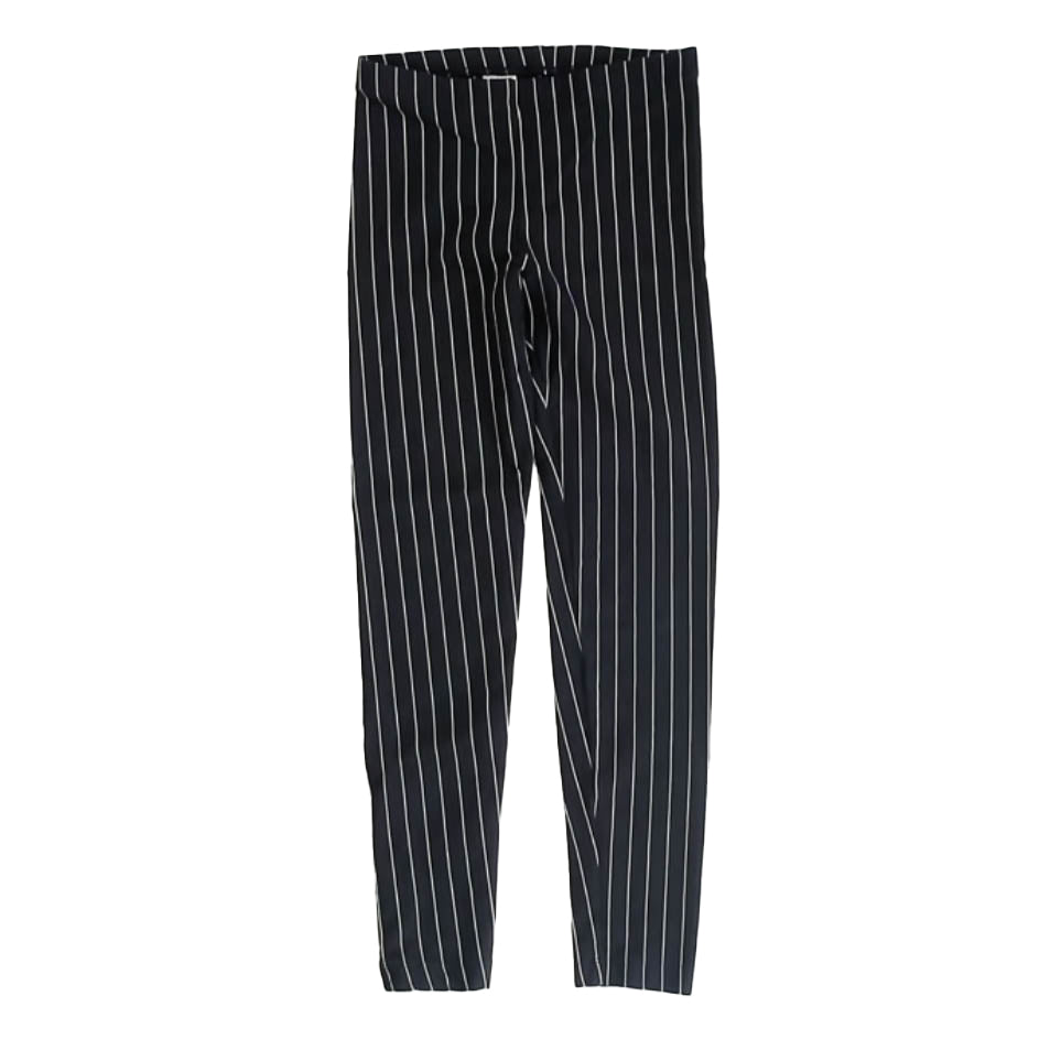 Tea Collection Girls Black Stripe Leggings Size: 7 Years Black Stripe