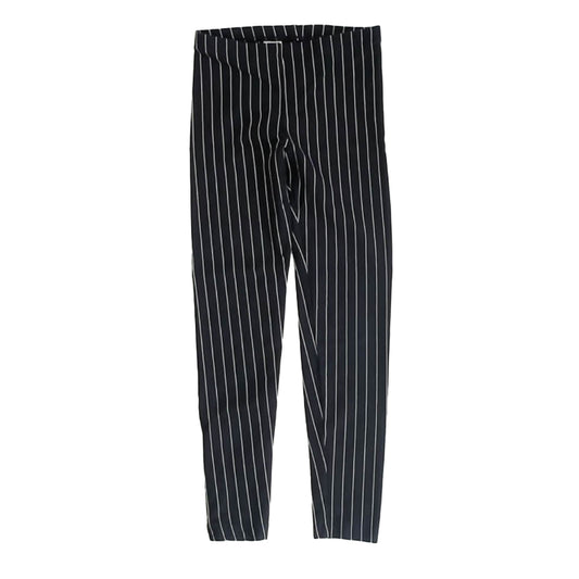 Tea Collection Girls Black Stripe Leggings Size: 7 Years Black Stripe