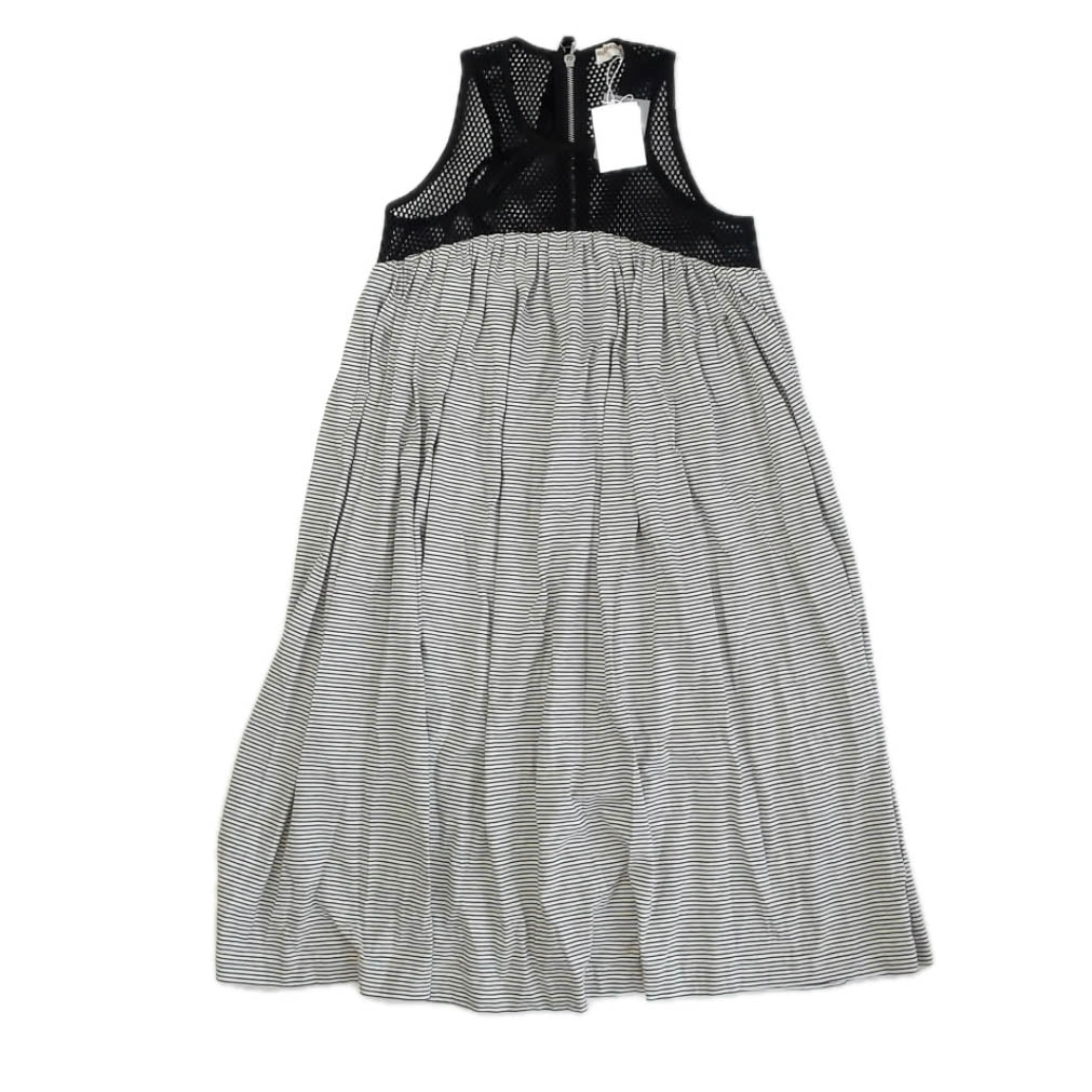 Anja Schwerbrock Girls Black Stripe Dress Size: 14 Years Black Stripe