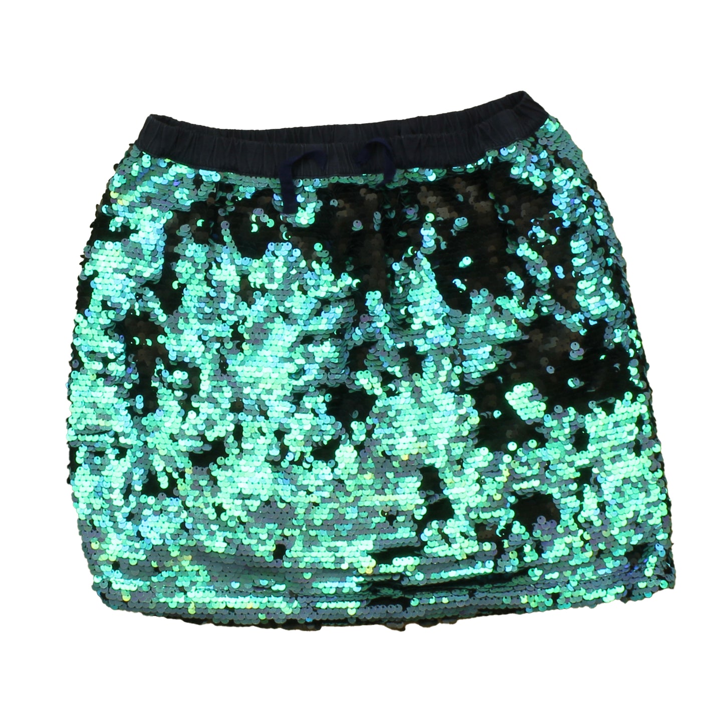 Rockets Of Awesome Girls Black | Turqoise | Sequins Skirt Size: 10-12 Years Black | Turqoise | Sequins
