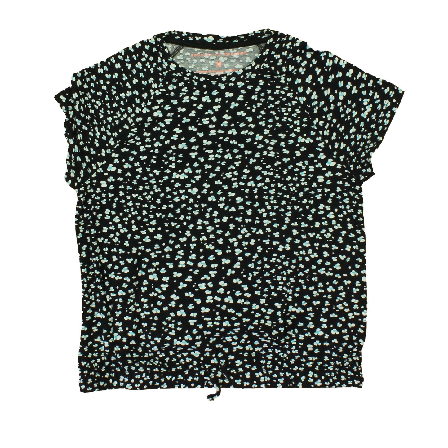 Rockets Of Awesome Girls Black | White | Blue T-Shirt Size: 10 Years Black | White | Blue