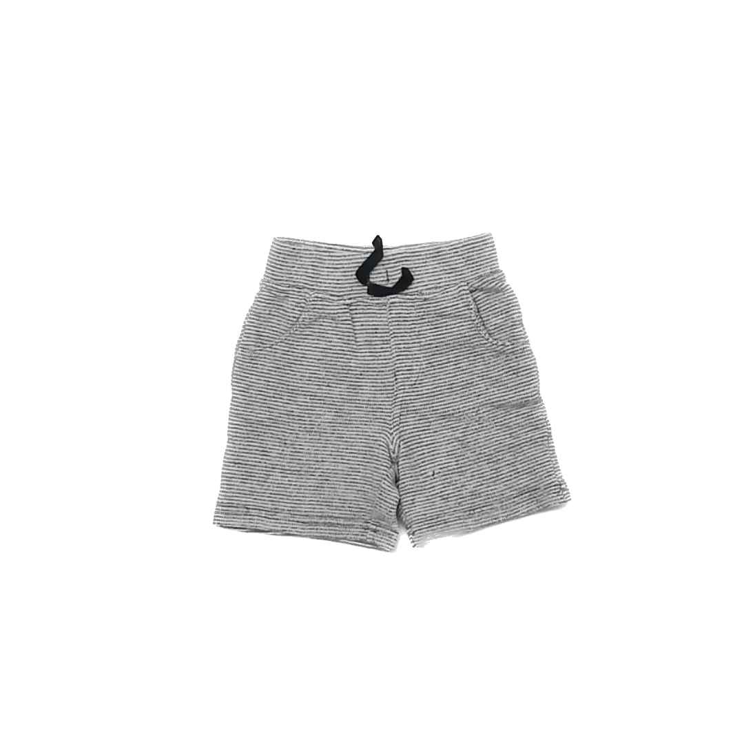 Wonder Nation Boys Black & White Stripe Shorts Size: 2T Black & White Stripe