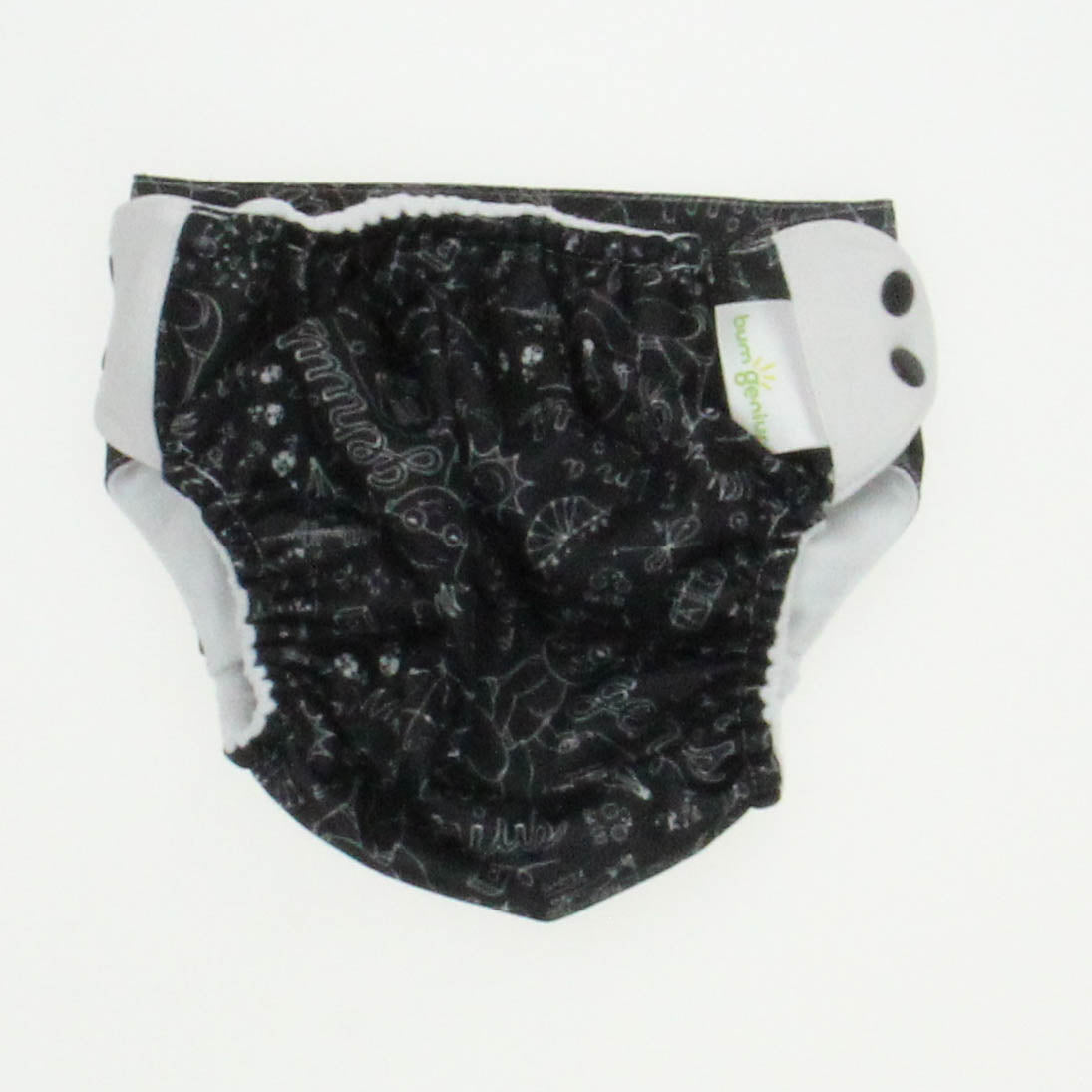 Bum Genius Unisex Black | White Swimwear Size: 0-12 Months Black | White