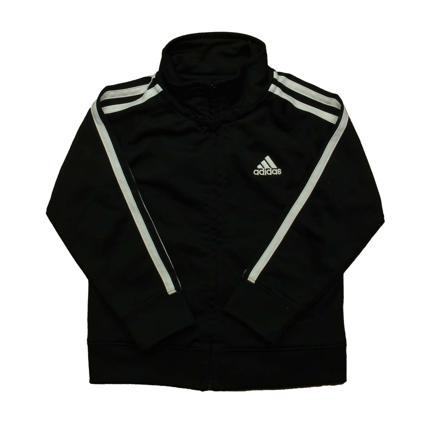 Adidas Boys Black | White Athletic Top Size: 2T Black | White