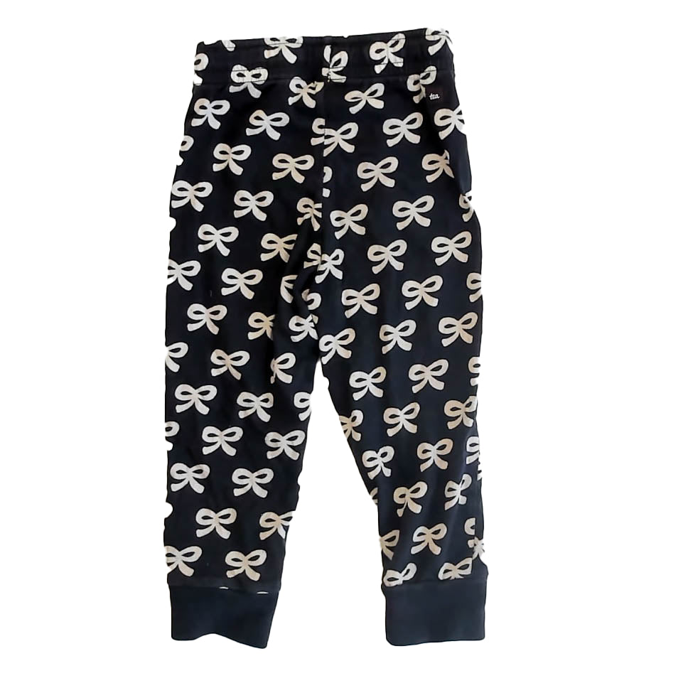 Tea Collection Girls Black | White Leggings Size: 3T Black | White