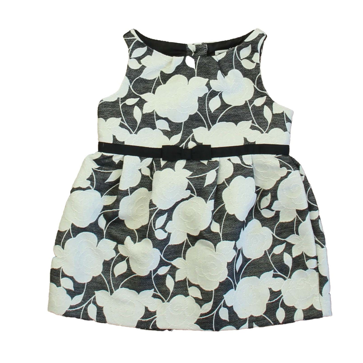 Janie and Jack Girls Black | White Dress Size: 6-12 Months Black | White