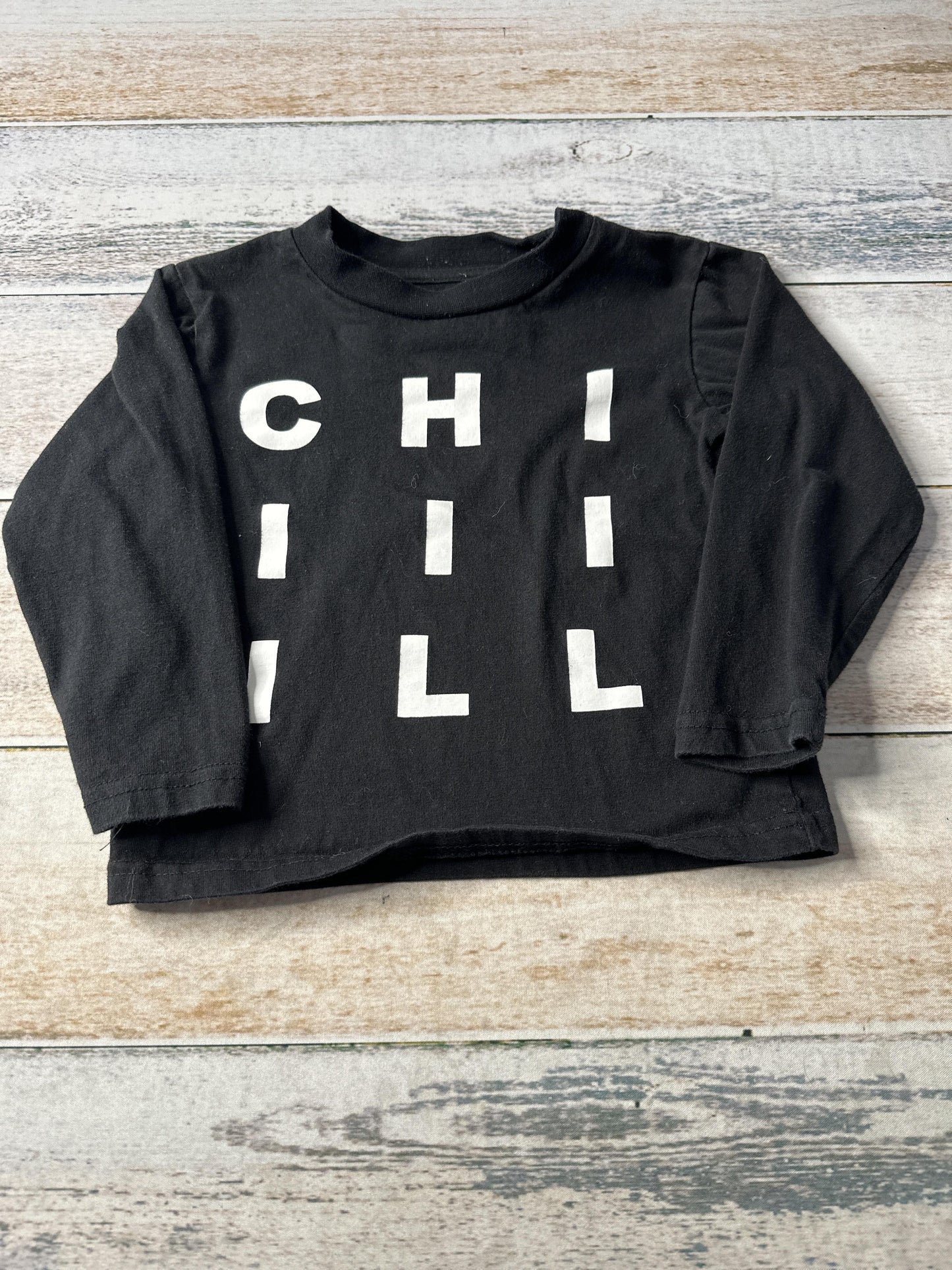 Dot Boys Black | White Long Sleeve T-Shirt Size: 2T Black | White
