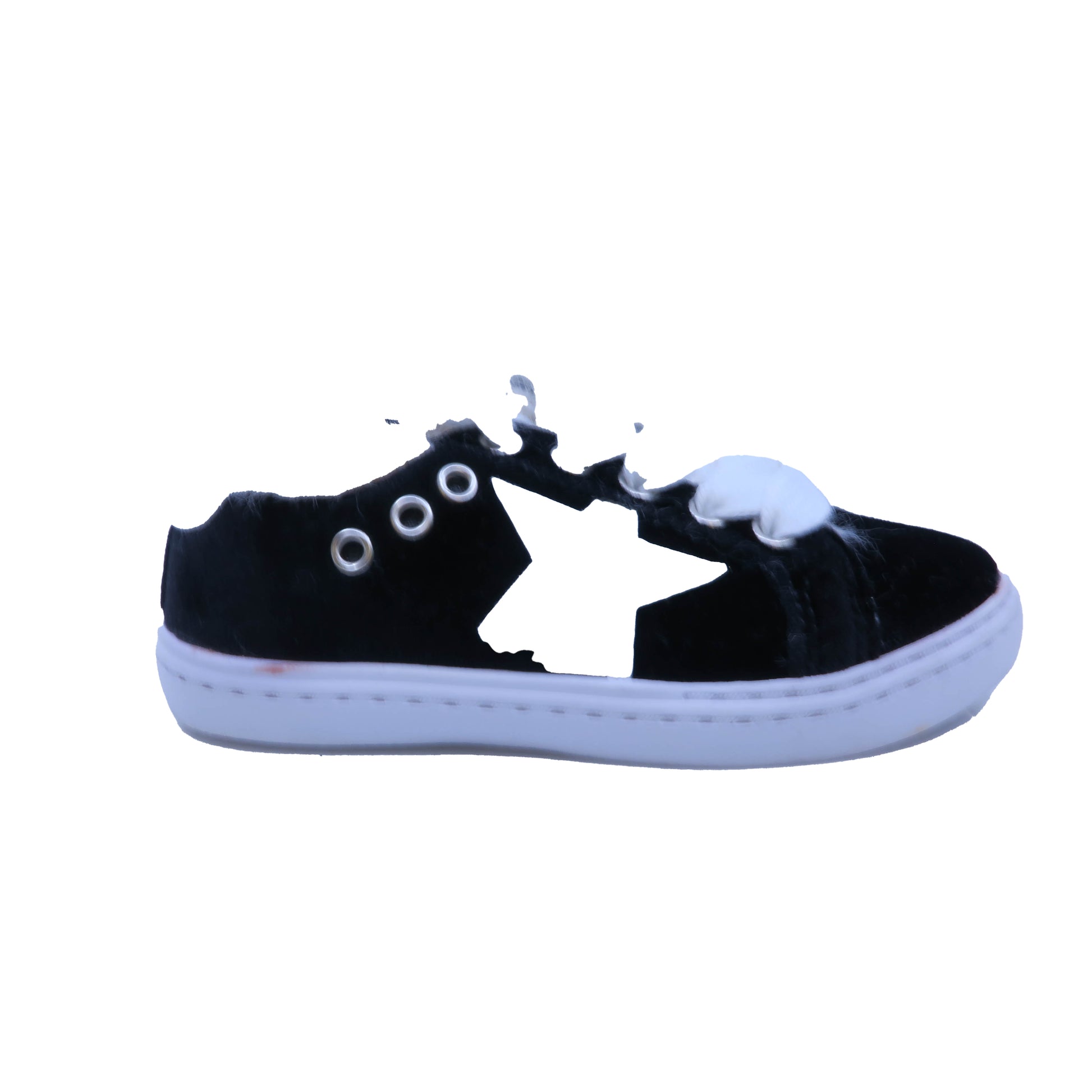 Hoo Girls Black | White Sneakers Size: 6 Toddler Black | White