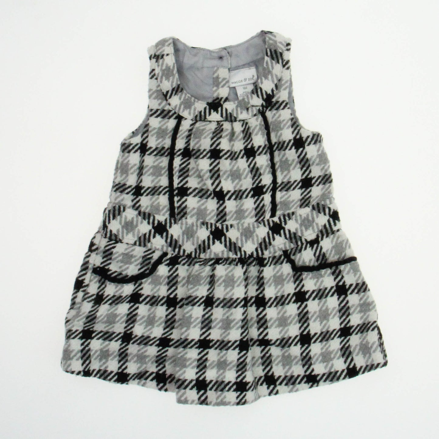 Maggie & Zoe Girls Black | White Jumper Size: 18 Months Black | White