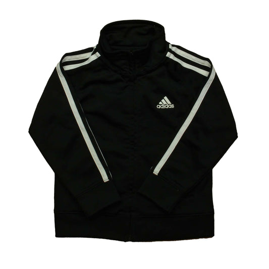 Adidas Boys Black | White Athletic Top Size: 2T Black | White