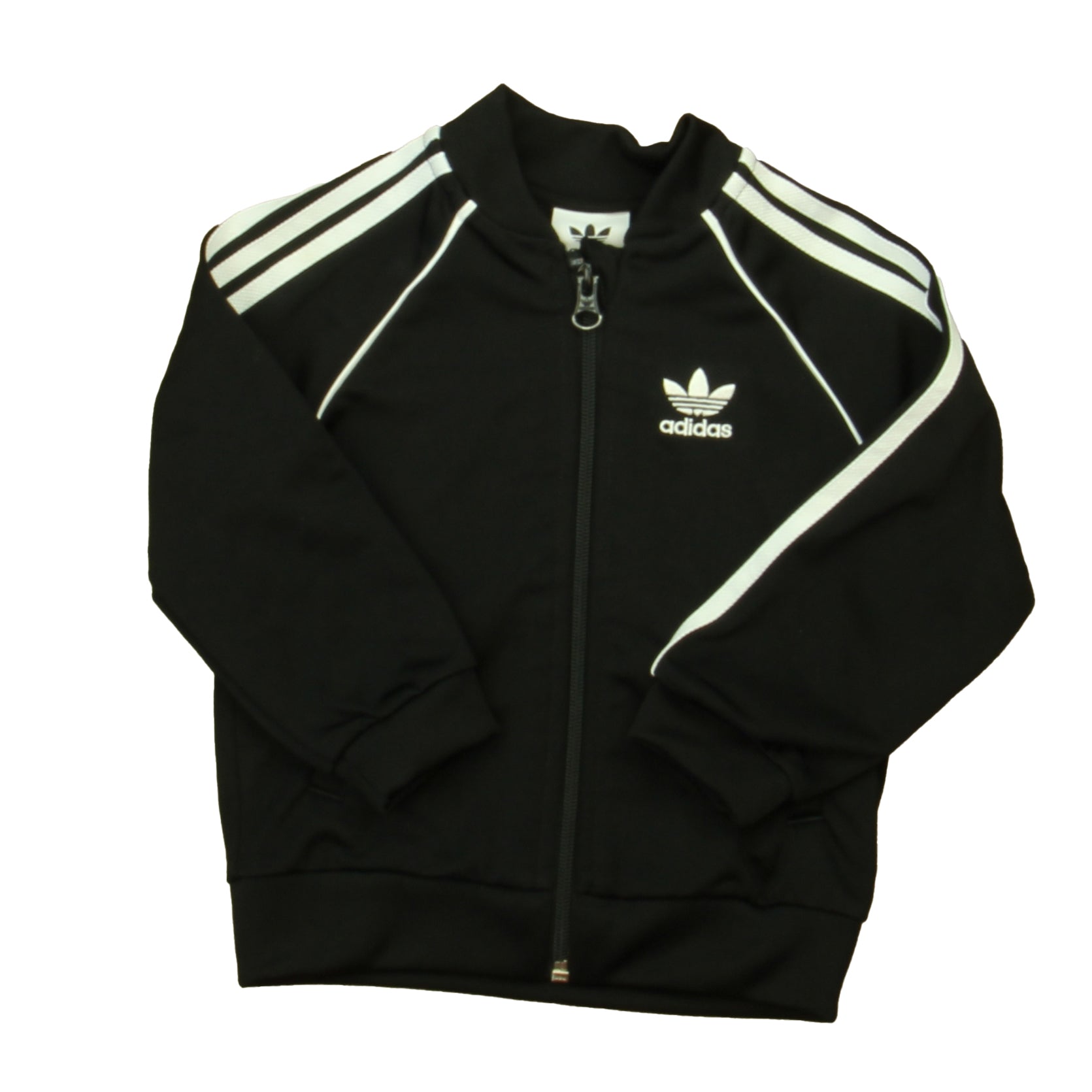 Adidas Boys Black | White Athletic Top Size: 9-12 Months Black | White