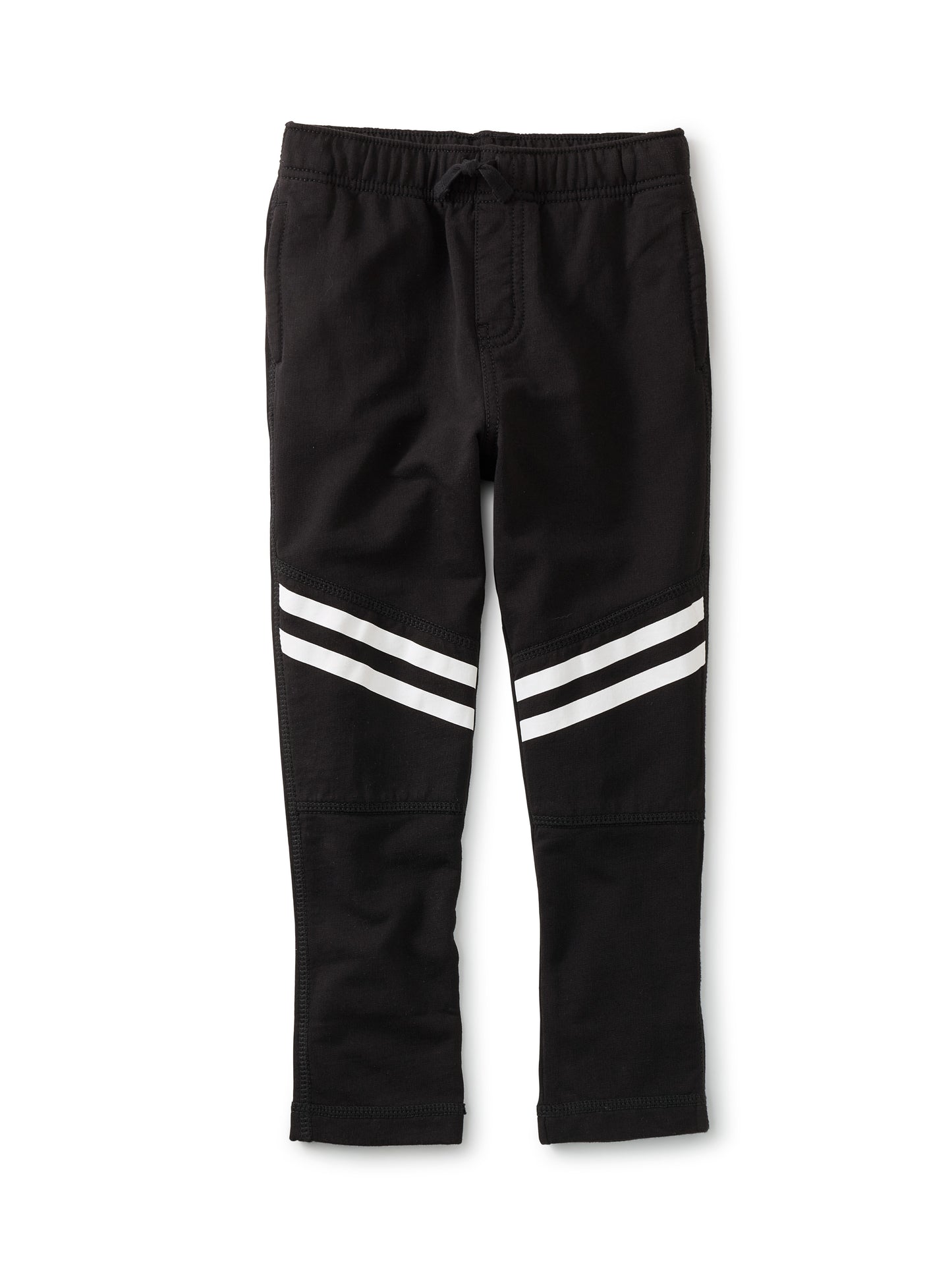Tea Collection Boys Black | White Casual Pants Size: 12 Years Black | White