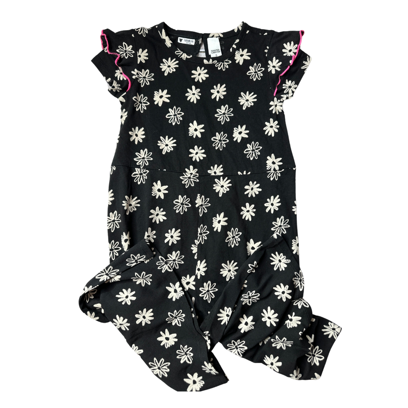 Harper Canyon Girls Black | White Romper Size: 5T Black | White