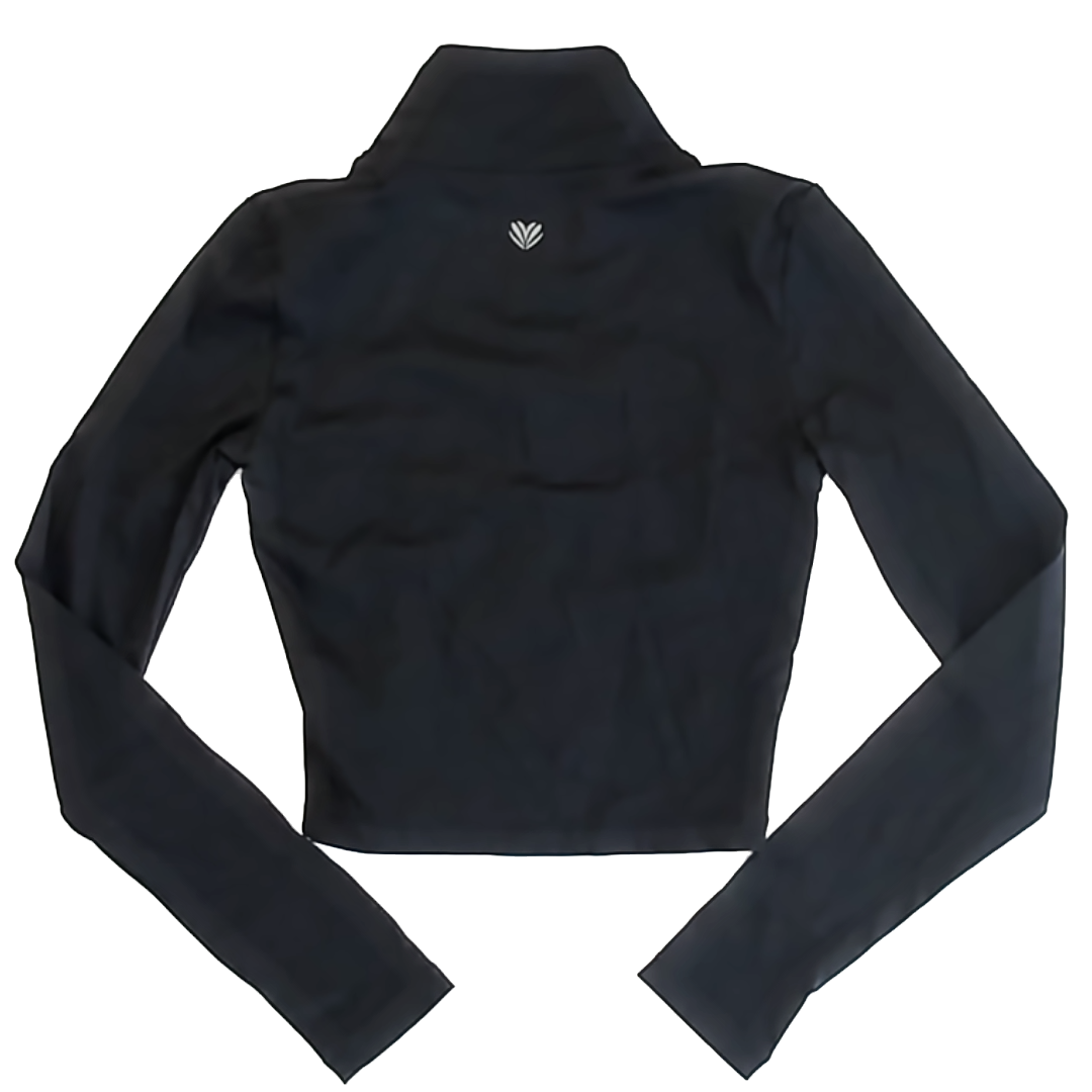 Forever 21 Girls Black Zip-Up Sportswear Size: 12 Years Black Zip-Up