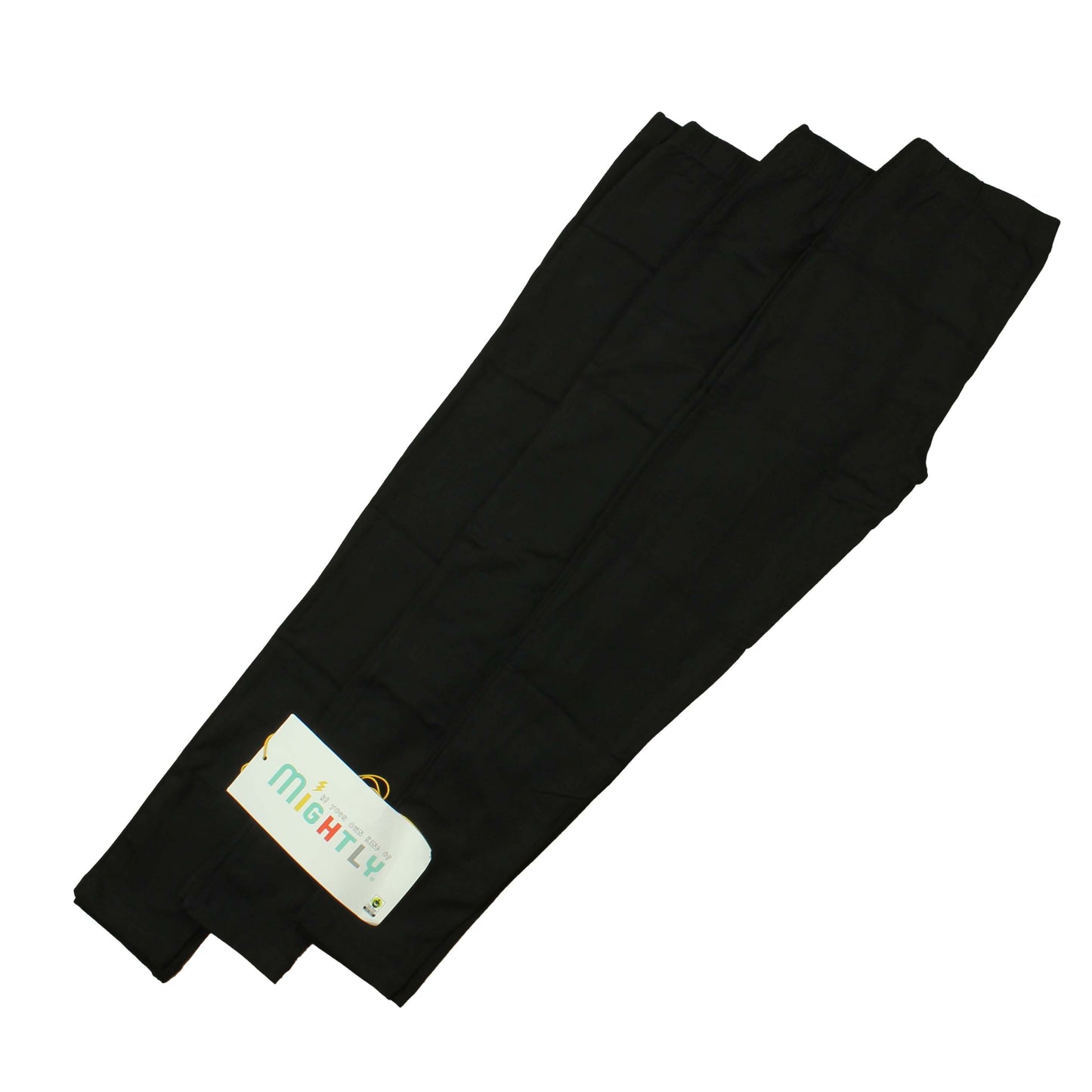 Mightly Girls Black Leggings Size: 6-14 Years Black