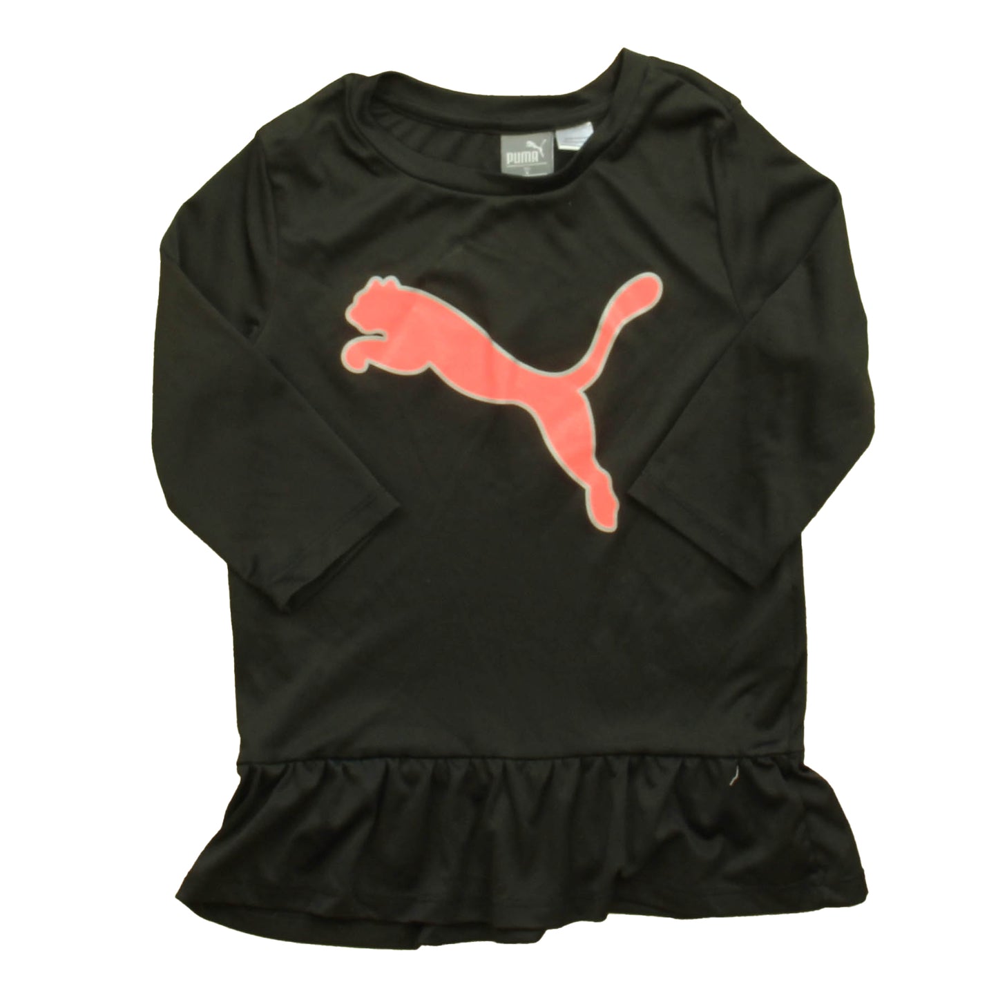 Puma Girls Black Athletic Top Size: 6 Years Black