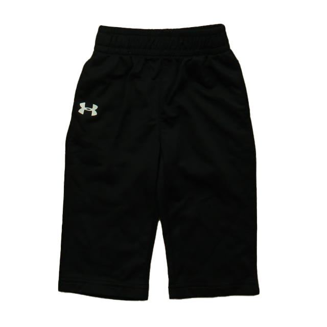 Under Armour Boys Black Athletic Pants Size: 12 Months Black